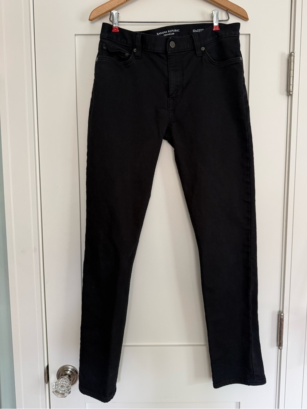 Banana Republic Black Traveler Slim Jeans Men’s Size 32” X 32”